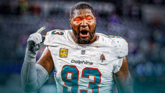 JUST IN: Calais Campbell Calls Out Dolphins’ Defense with No-Nonsense Remarks After Loss to Packers